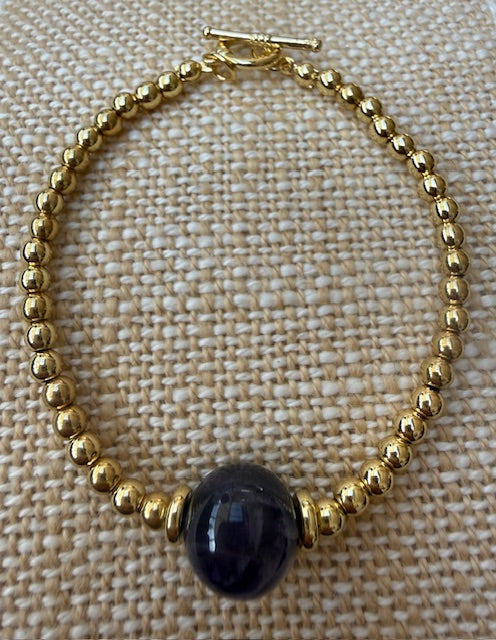 Amethyst Gemstone Bracelet