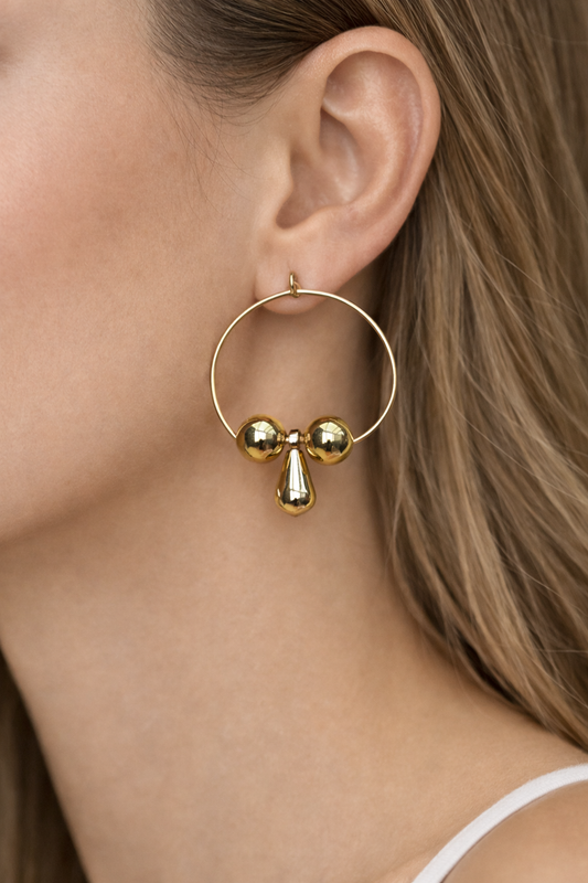 Classic Hoop Earrings - 18K Gold Filled
