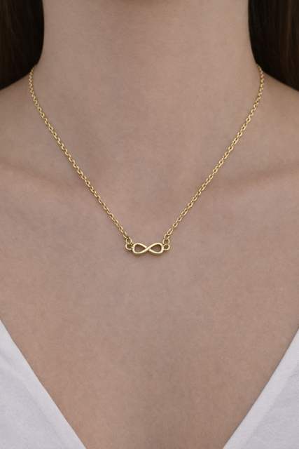 Infinity Necklace - 18K Gold Filled